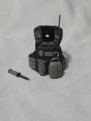 Valaverse Action Force Tactical w/ Knife Vest (C) 6″ Custom Fodder 1/12 Scale