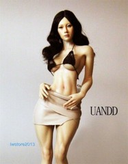 UANDD 1:6 Game Ver.Normal Skin Girl NO Finger Bone 12″ Female Action Figure Body