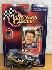 1998 Hasbro 56027 Winner Circle Elvis Presley John Force Ford Mustang Castrol