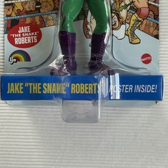 2026 WWE Mattel Superstar LJN Jake The Snake Robert’s Retro Blue Card Figure