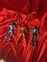 Marvel Legends Iron Man movie Figure Lot 6 Inch 2008 2002 Stealth Spiderman Dark