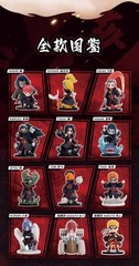 GONG Naruto Shippuden Series Battle Against Akatsuki Themed Figure Set of 10 New
