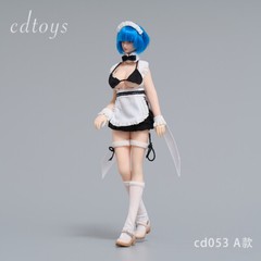 cdtoys cd053 1/12 Maid Clothes Set Costume Model Fit 6” Action Figure