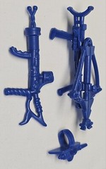 Vintage 1991 Ground Chuck Ninja Turtles TMNT Weapon Accessory Lot 4 Toys Orig.