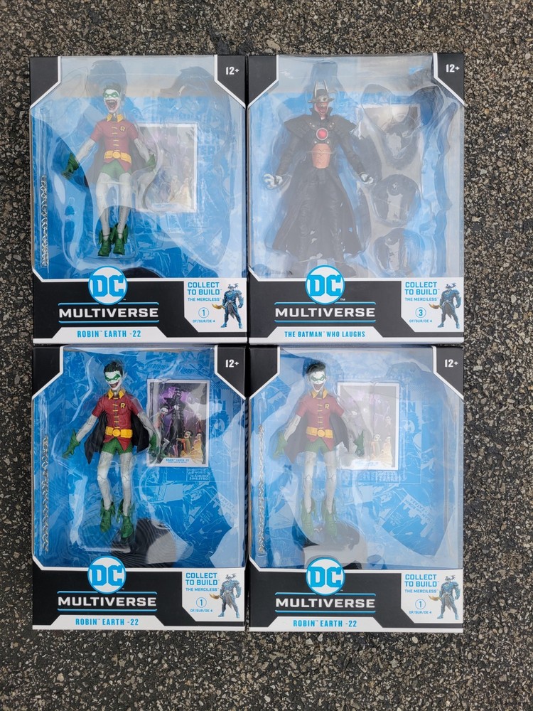 DC MULTIVERSE THE BATMAN WHO LAUGHS WINGS ROBIN EARTH 22 MCFARLANE MERCILESS