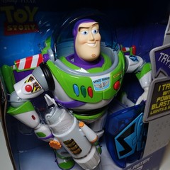 Toy Story Power Blaster Buzz Lightyear Thinkway Toys Talking Figure Boxed RARE