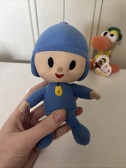 Set Of 3 Plush Pocoyo Pato Elly Stuffed Doll Soft Bandai 2010