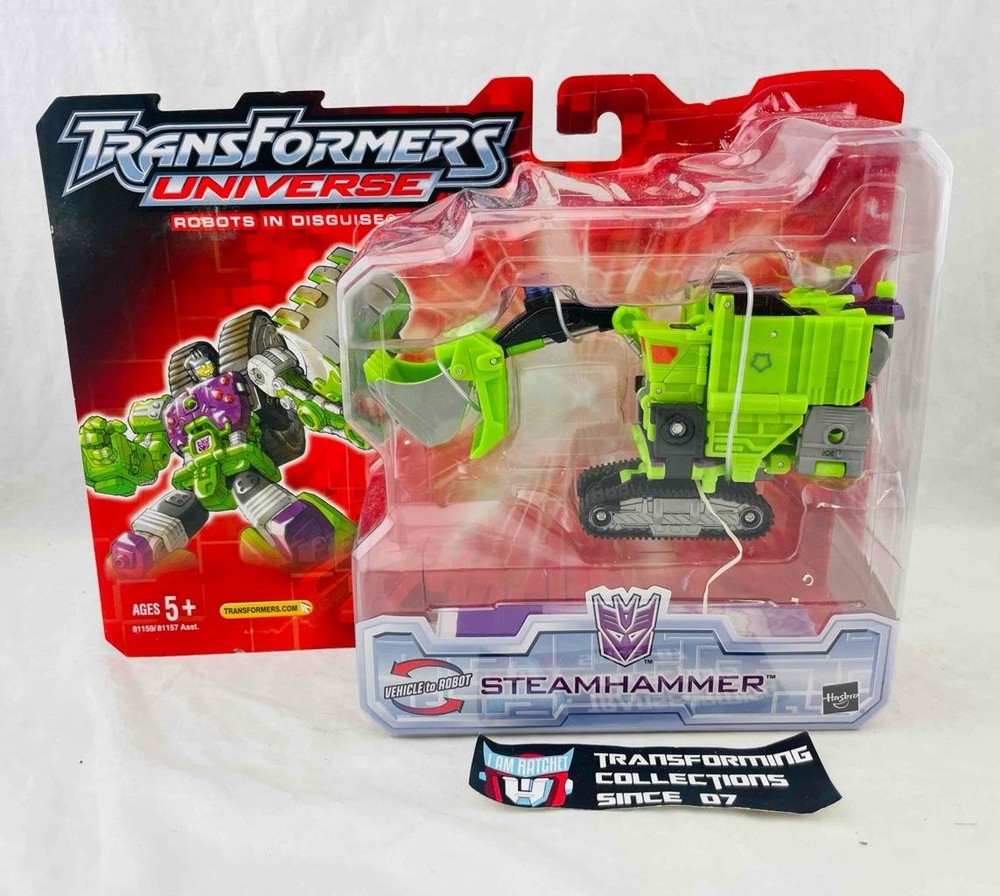 Transformers Universe 2005 Robots in Disguise RID Deluxe Class Steamhammer MOSC