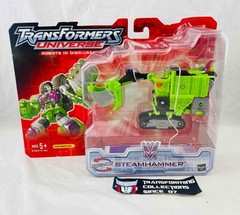Transformers Universe 2005 Robots in Disguise RID Deluxe Class Steamhammer MOSC