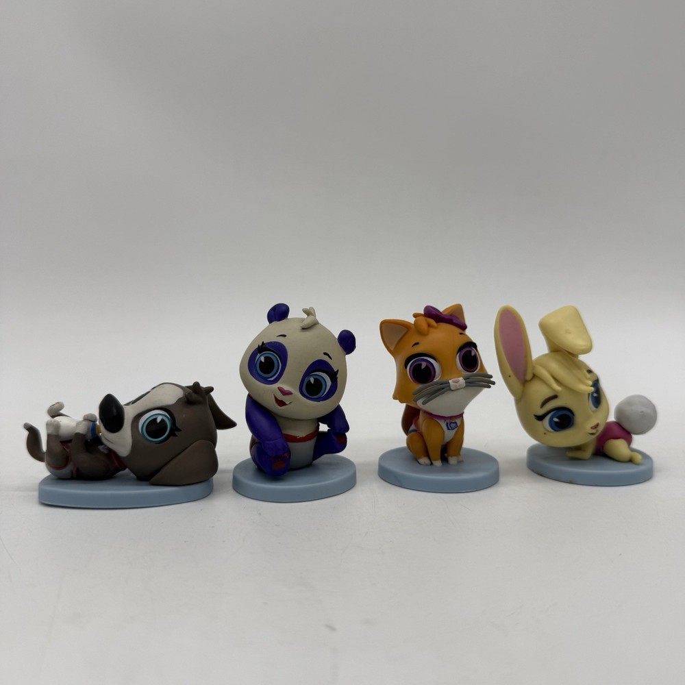Disney Junior T.O.T.S Tiny Ones Figurine Playset Cake Topper Lot Of 4 PVC