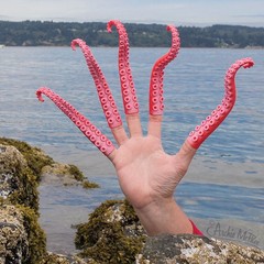 Finger Tentacles (Set of 5) Octopus Sea Creature Hand Puppet Toy – Archie McPhee