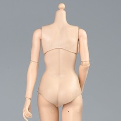 US STOCK 1:6 Large Breast Flexible Pale Body 12″ Female Action Figure Model Doll
