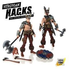 Vitruvian H.A.C.K.S. Action Figure: Sigurd the Unconquerable – Rugged Barbarian