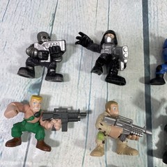 2008 Hasbro GI Joe & Cobra Combat Heroes Action Figures Lot of 12 Pieces