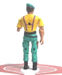 The Corps Action Figure HAMMER Lanard CD: N/A Missing Arm