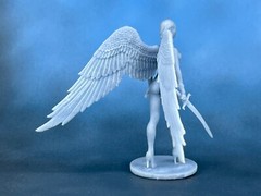 Action Figure black angel 40mm Resin Figure. Tabletop Miniature