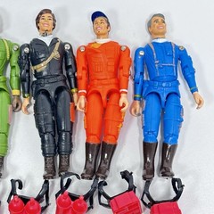 Vintage Galoob A-Team Cannell Prod 5 Figures and Accessories Lot 1983