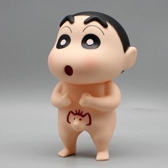 Crayon Shin-Chan Anime Figures Kid Shin-Chan Nude Bathe Action Figurine PVC