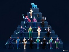 Kpop Demon Hunters Action Figure Toys Set of 18 P