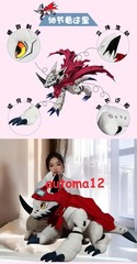 Anime Huckmon Big Doll Plush Stuffed Soft Toy 60cm Pillow Christmas Gift