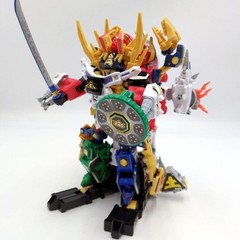 BANDAI Mini pla Megazord Power Rangers Samurai Super Sentai Shinkenger Haoh set