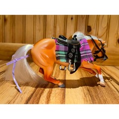 Vintage 1998 Barrel Race Horse 7.5” Tall