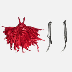 Wired Long cape + Metal Chain x 2 For Mcfarlane MK spawn Comic Ver. 7″ Figure