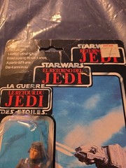 Vintage Star Wars Tri Logo ROTJ AT-AT Commander MOC Not Mint