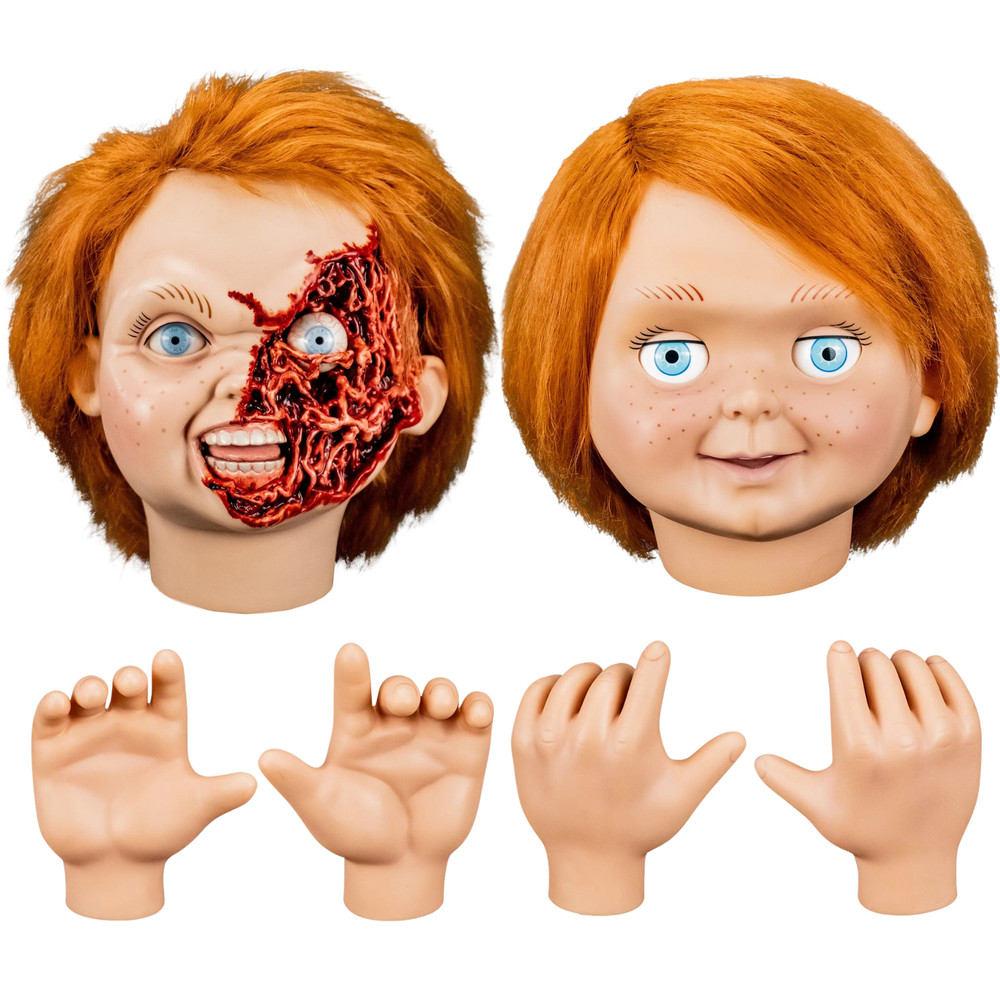 Trick Or Treat Studios Child’s Play 2 and 3 Ultimate Chucky Tommy and Pizza Head