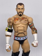 WWE CM Punk Elite Series 11 Nexus COMPLETE RARE Mattel Wrestling Figure