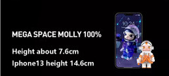 POP MART 100% Mega Space Molly Anniversary 2-A Series Figure Confirmed Toy Doll