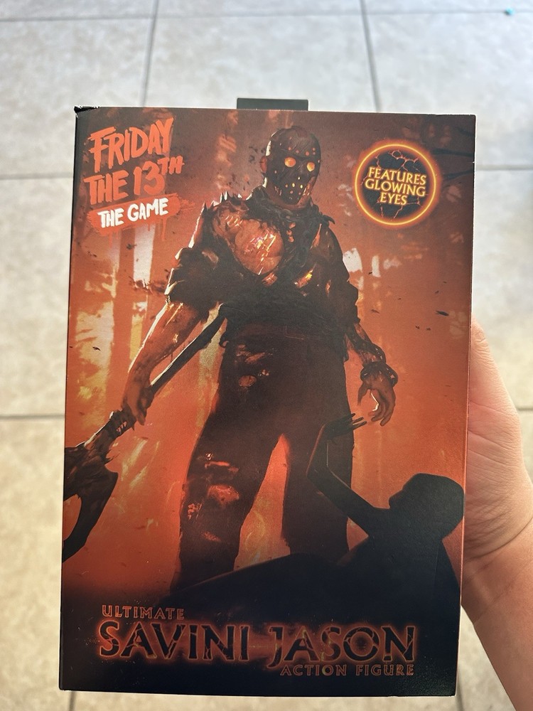 NECA Savini Jason Voorhees Collectible Figure Friday The 13th Game New Sealed
