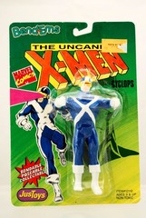 Cyclops Figure – 1991 – Uncanny X-Men Series – Bend-Ems – Bendable – Poseable –