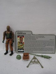 1984 GI Joe Roadblock, Not Packaged Complete W/ File Card