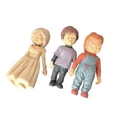 Imperial 2004 5 1/2 Inch Toy Rubber Seed Of Chucky Stretchy Family Set Of Three