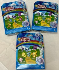 Crystal Surprise Mystery Pet Series 1 w/ Lucky Charm ( 3 ) Assorted As Shown NEW