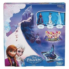 Disney Frozen Pop-Up Magic Board Game by Hasbro w. Anna, Olaf and Elsa -New