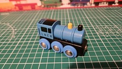 1993 BRIO Train LNER Blue Steam Engine VGUC WORKS With Thomas