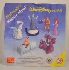 RARE 1997 Wind-Up Meg 4.5″ McDonald’s EUROPE Action Figure Disney Hercules