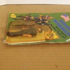 Bravo Mission Die-Cast Metal Soldier Action Figure Military & Adventure Black