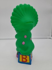 Vintage 1992 Barney Dino Baby Bop 7″ Plastic Piggy Coin Bank Lyons Group