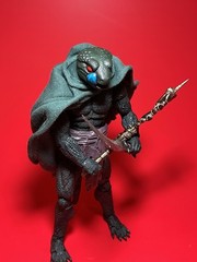 Gecko Head Sculpt Painted For Savage Crucible