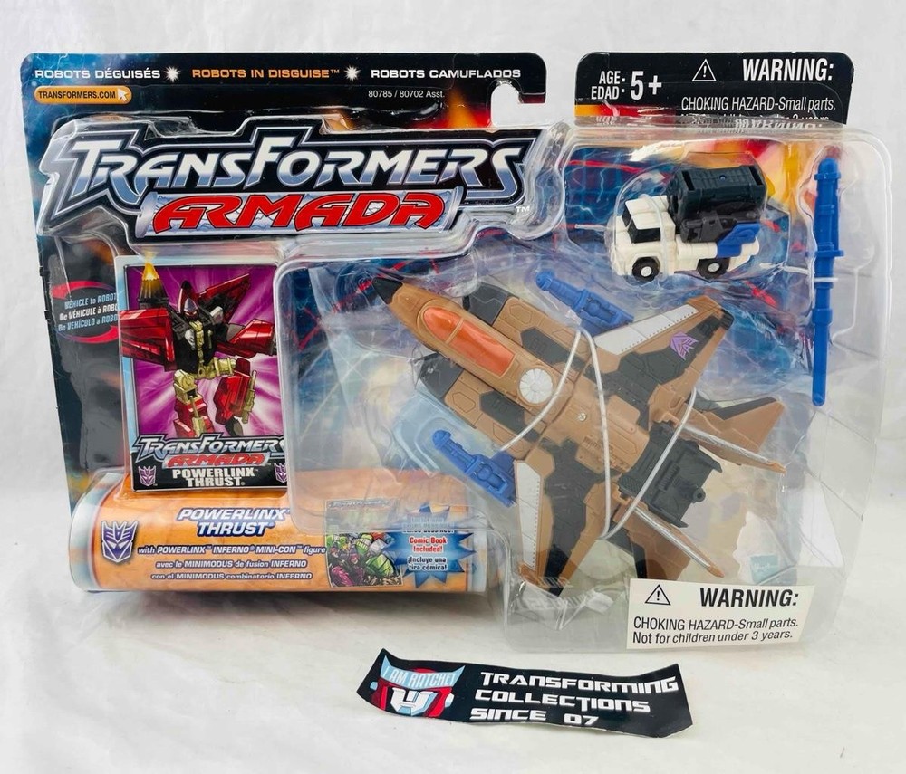 Transformers Armada Deluxe Class Powerlinx Trust With Inferno MOSC