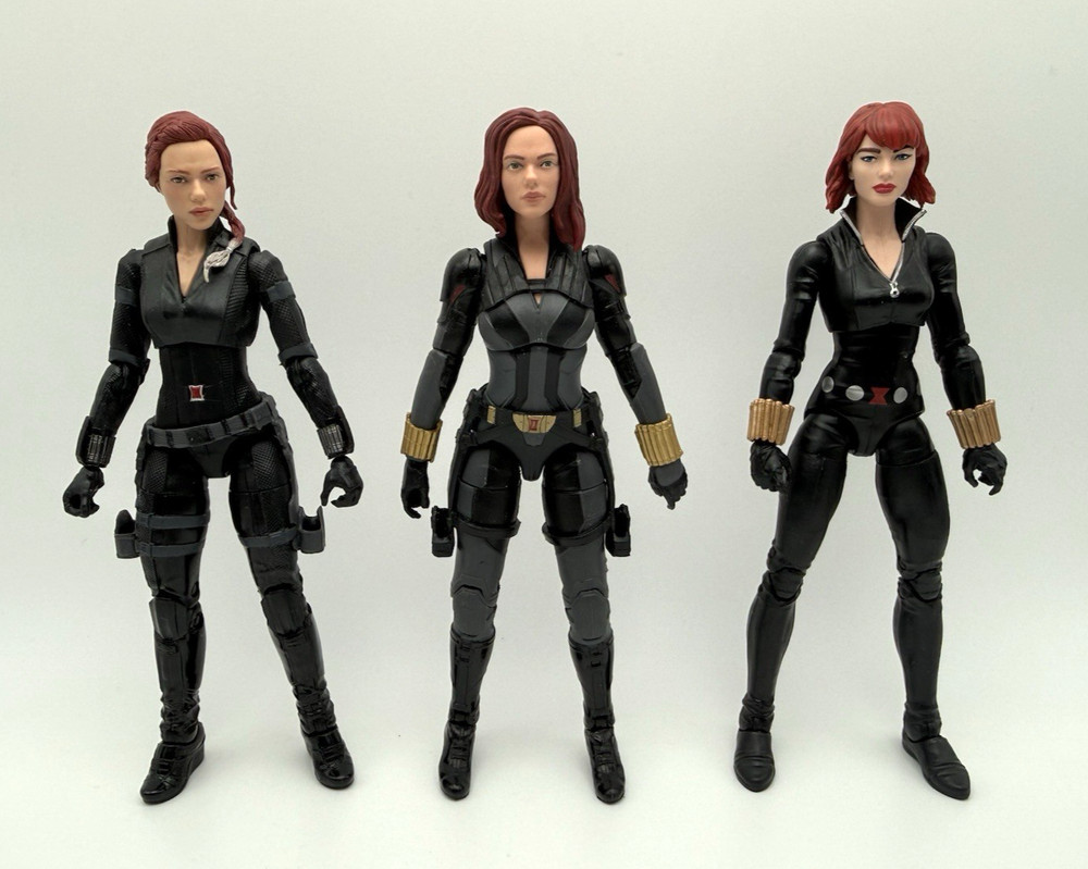 Marvel Legends Black Widow Comic MCU Bundle 6in Hasbro As-IS