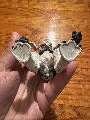 2001 American McGee Alice White Rabbit Figure Black Coat No Clock