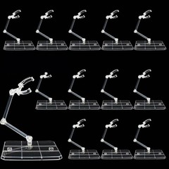 12Pc HG144 Adjustable Action Figure Display Holder Base Doll Model Support Stand