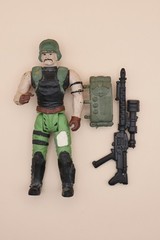 Vintage Action Figures Lot: Original Toy Island & Polish Action Force Evanplast