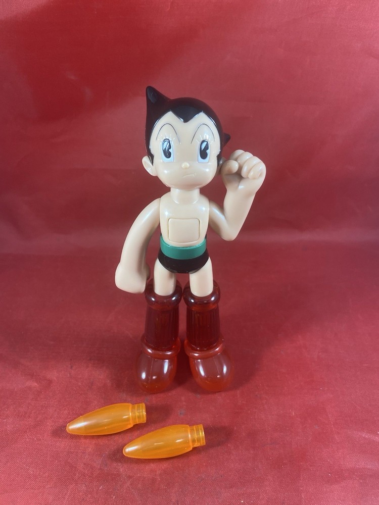 Astro Boy 2004 Tezuka Action Figure 6” + Jet Rocket Powered Feet Complete
