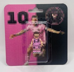 Lot 4x LIONEL MESSI HANDMADE BRICK FIGURE WALL ART COLLECTIBLE WORLD CUP MIAMI