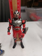 Karmen Rider BLUE KNIGHT and RED FIGURE As Shown R42 6 Inch Lot Of 2